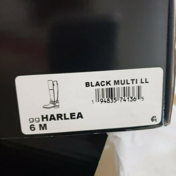 GBG Los Angeles Womens Black Pull On Round Toe Zip Knee High Riding Boot Various - Picture 8 of 8